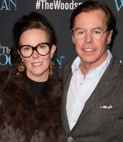 Andy Spade with his wife Kate Spade
